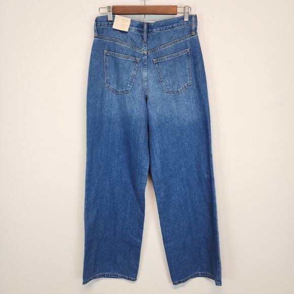 Universal Thread Relaxed Wide Leg Jeans Womens Size 26" No Stretch Cotton Baggy - Picture 3 of 15
